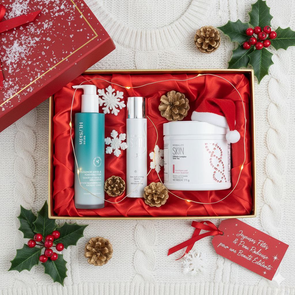 Christmas gifts - Skin 7. Kit avec collagène, sérum anti-rides et crème pour le corps (nouveau) (Copia)