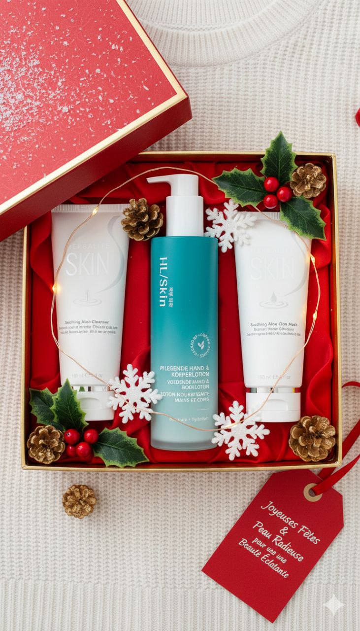 Christmas gifts - Skin 2. Nettoyant, masque et crème pour le corps (Nouveau)