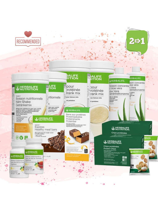 Petit déjeuner complet Herbalife