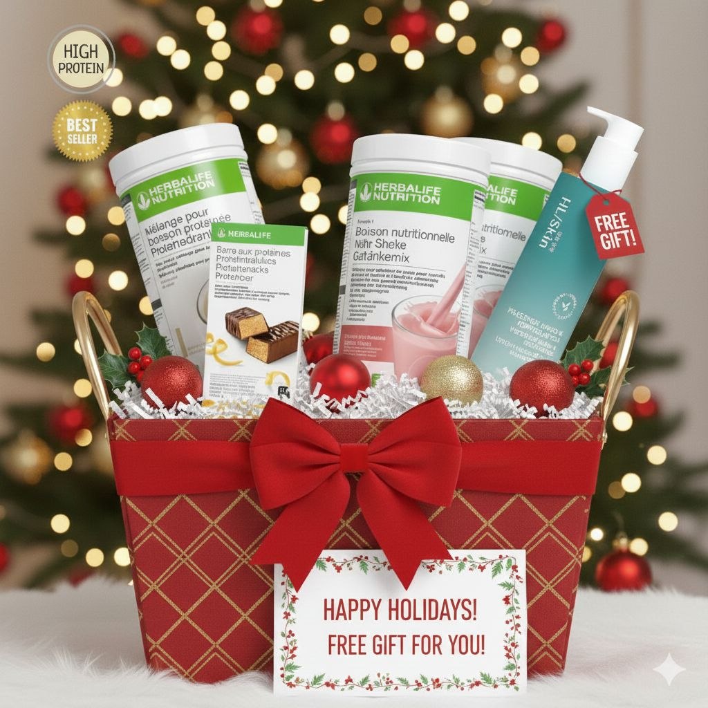 Formula 1 and proteins + Christmas gift (2 Formula 1 + Barres aux Protéines + Mélange pour boisson protéinée)