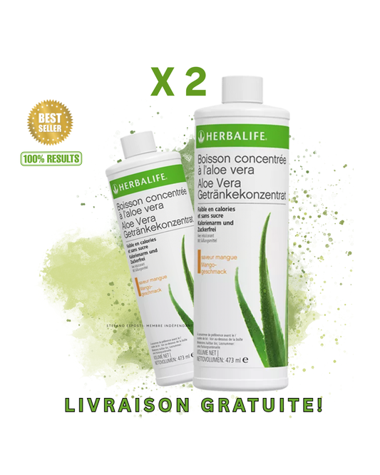Offre Aloe Vera x2 Mangue/Natural