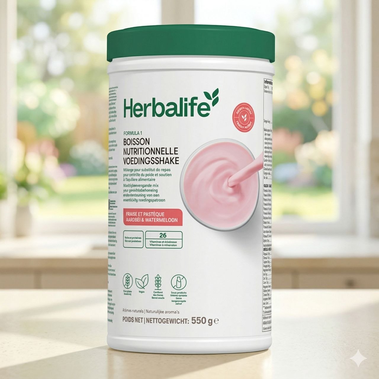 Mélange pour shake nutritionnel Herbalife Formula 1 Healthy Meal - Toutes les saveurs 550 g 